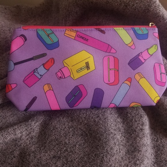 Purple Victoria's Secret Purse & Clinique Bag - Picture 3 of 8